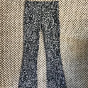 H&M Patterned Flare Pants- New Year's Eve